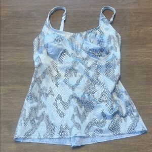 Ruby Ribbon Snake Print Camisole